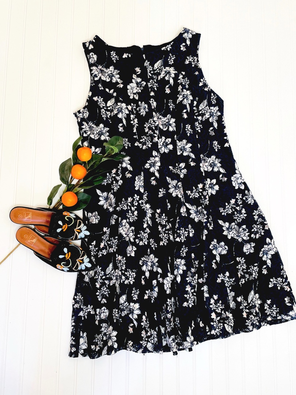 Lane Bryant Lace Fit Flare Sleeveless Dress